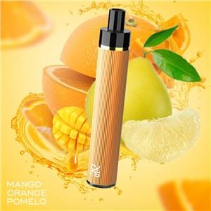 Tovarniški patent 12 sadnih barv in okusov Vape Kit za enkratno uporabo 1500 puffov
