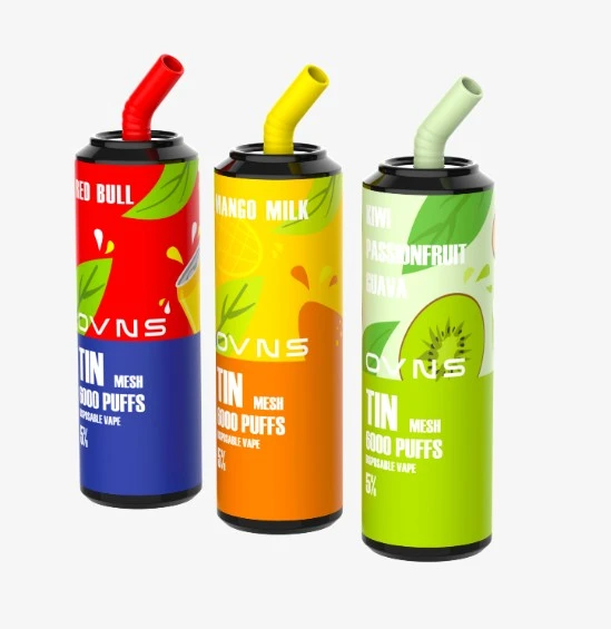 6000 Puffs Factory Price Coke Can Mesh Coil Disposable Vape Pen
